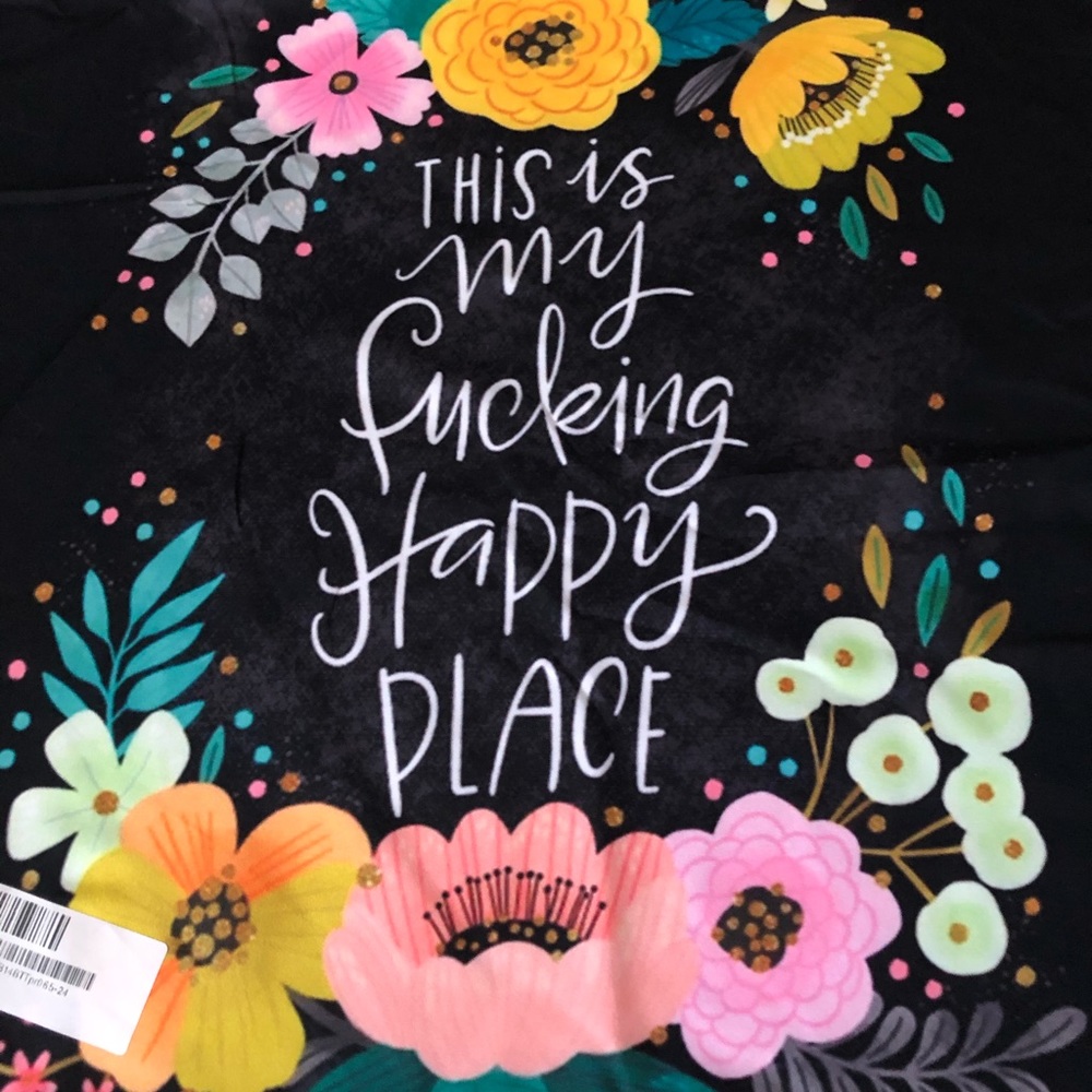 NWT Funny 17 Inch Pillowcase-Happy Place - Picture 6 of 7